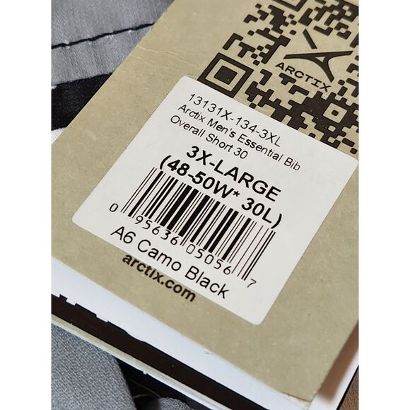 Arctix Insulated Bib Overall Men's size 3XL Short 30" Camo - Picture 4 of 9